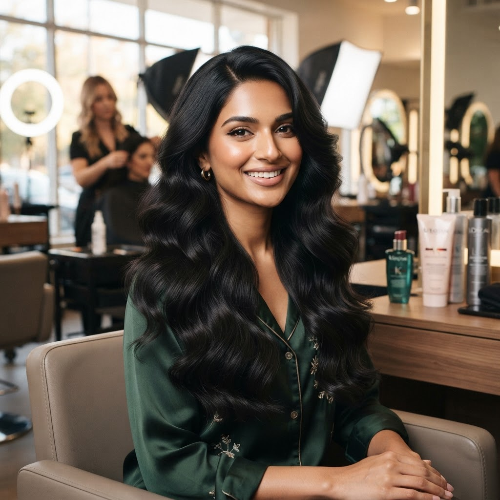Beautiful hair styling